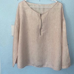 EILEEN FISHER 100% LINEN ORGANIC PAJAMAS